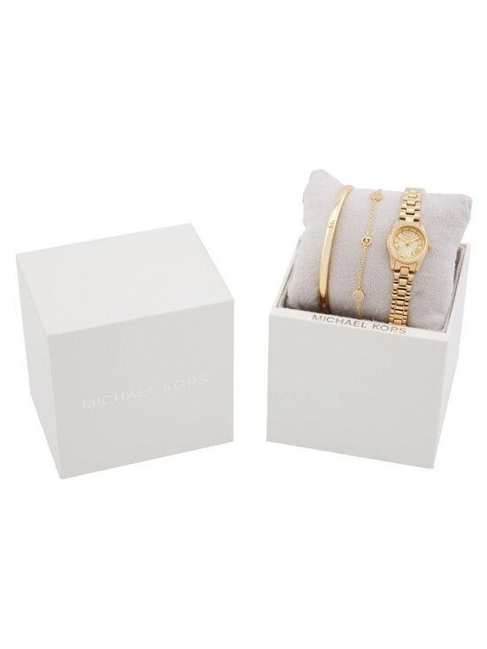 NWT Michael Kors Petite Lexington Quartz Watch Gift Set
